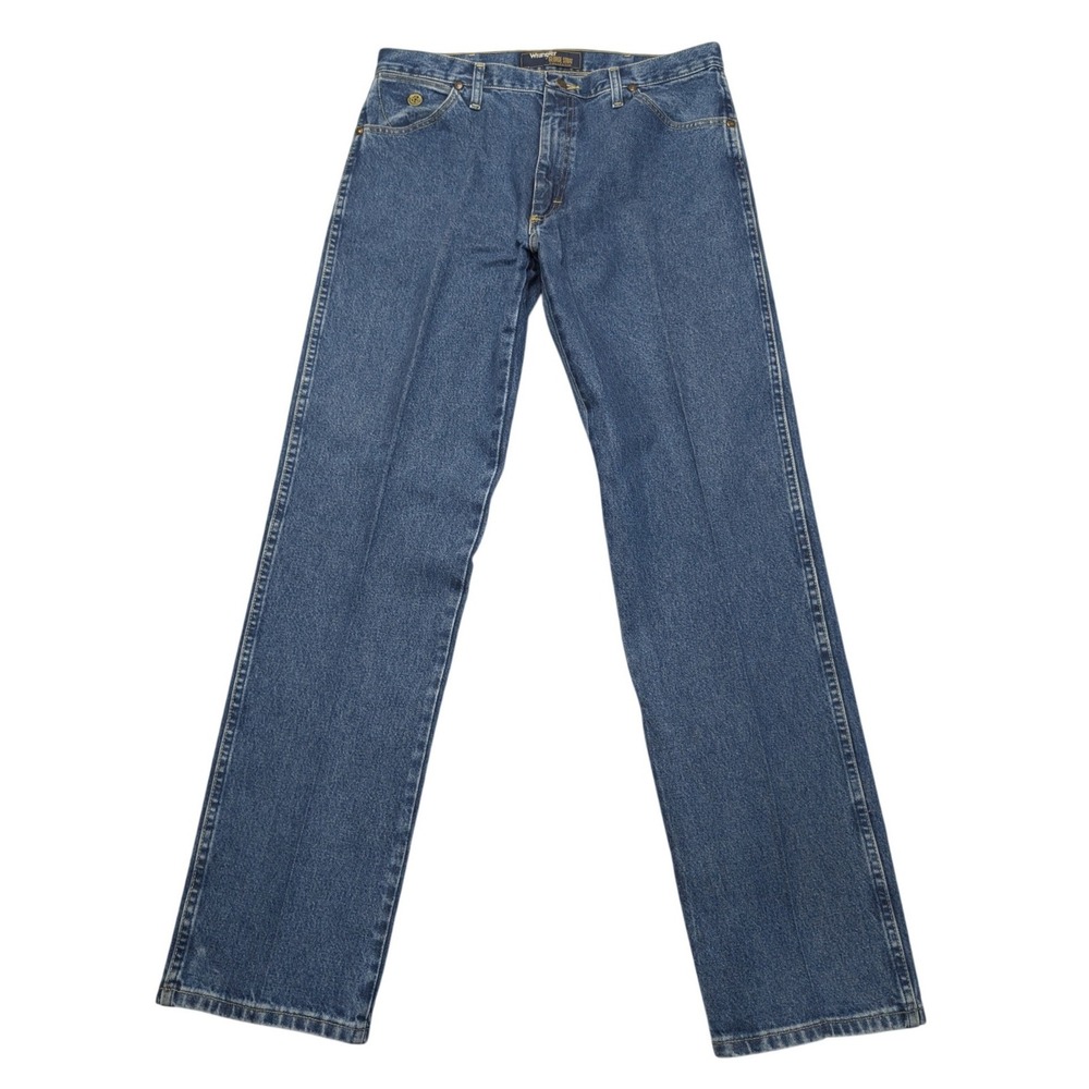 Wrangler George Strait Collection Jeans Mens 36x34 Blue Straight Leg 13MGBSHD